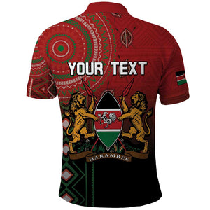 Personalised Kenya Jamhuri Day Polo Shirt One Nation One Flag One People