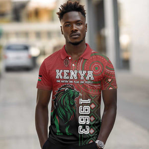 Personalised Kenya Jamhuri Day Polo Shirt One Nation One Flag One People