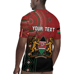 Personalised Kenya Jamhuri Day Rugby Jersey One Nation One Flag One People