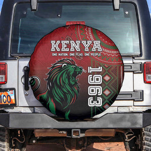 Kenya Jamhuri Day Spare Tire Cover One Nation One Flag One People