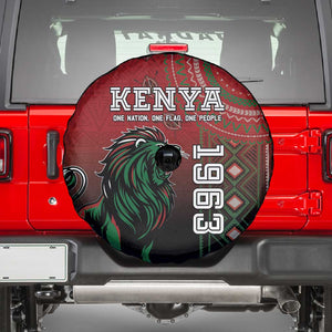 Kenya Jamhuri Day Spare Tire Cover One Nation One Flag One People