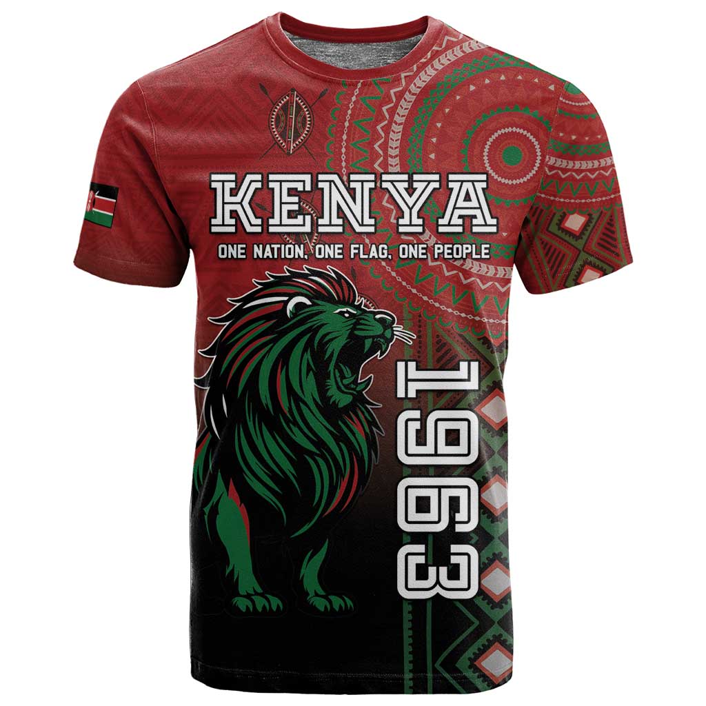 Personalised Kenya Jamhuri Day T shirt One Nation One Flag One People