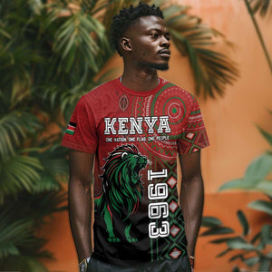 Personalised Kenya Jamhuri Day T shirt One Nation One Flag One People