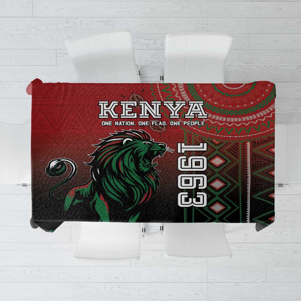 Kenya Jamhuri Day Tablecloth One Nation One Flag One People