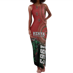 Personalised Kenya Jamhuri Day Tank Maxi Dress One Nation One Flag One People