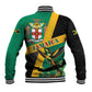 Jamaica Independence Day Baseball Jacket Coat Of Arms With Doctor Bird Tropical Vibes