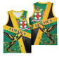 Jamaica Independence Day Basketball Jersey Coat Of Arms With Doctor Bird Tropical Vibes