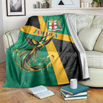 Jamaica Independence Day Blanket Coat Of Arms With Doctor Bird Tropical Vibes