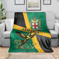 Jamaica Independence Day Blanket Coat Of Arms With Doctor Bird Tropical Vibes