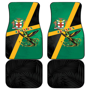 Jamaica Independence Day Car Mats Coat Of Arms With Doctor Bird Tropical Vibes