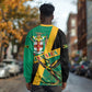 Jamaica Independence Day Long Sleeve Shirt Coat Of Arms With Doctor Bird Tropical Vibes
