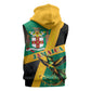 Jamaica Independence Day Sleeveless Hoodie Coat Of Arms With Doctor Bird Tropical Vibes