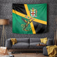 Jamaica Independence Day Tapestry Coat Of Arms With Doctor Bird Tropical Vibes