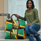 Jamaica Independence Day Travel Bag Coat Of Arms With Doctor Bird Tropical Vibes