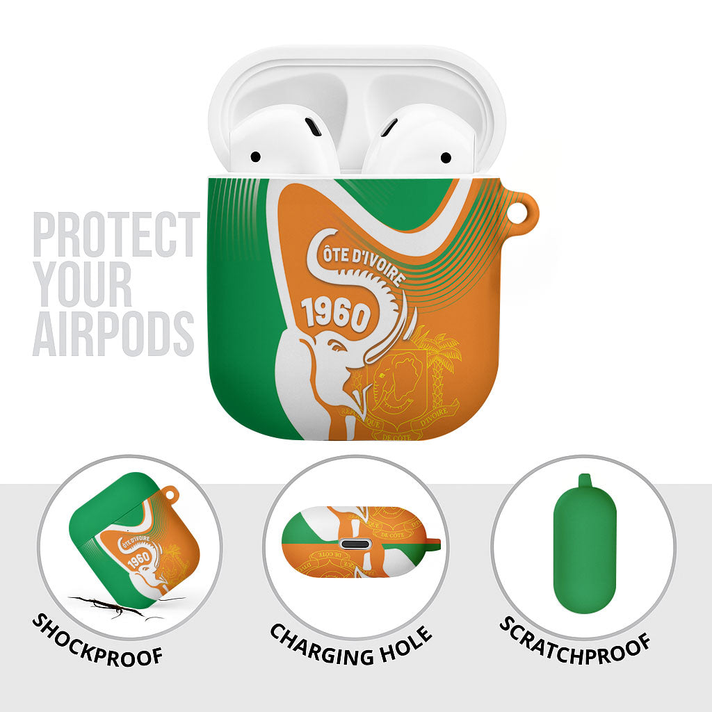 Ivory Coast 1960 AirPods Case Happy Independence Day