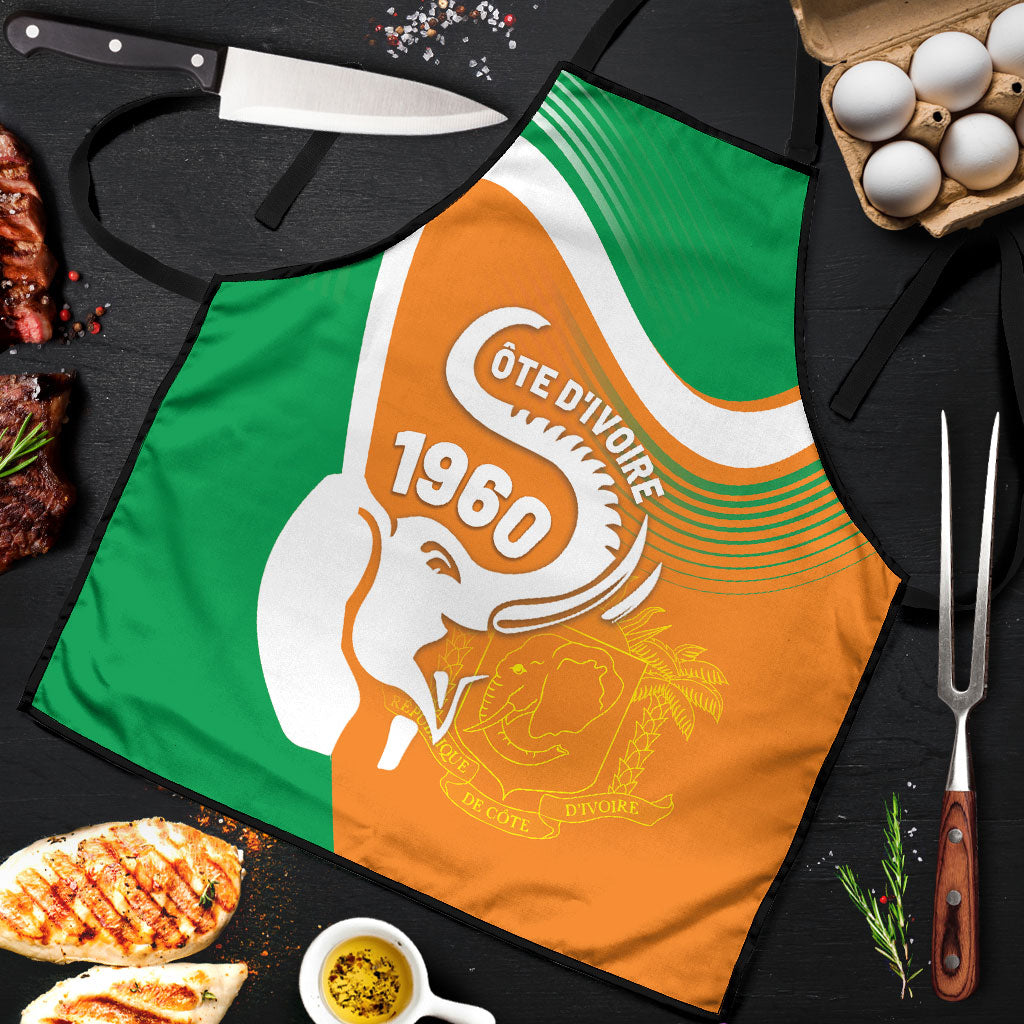 Ivory Coast 1960 Apron Happy Independence Day