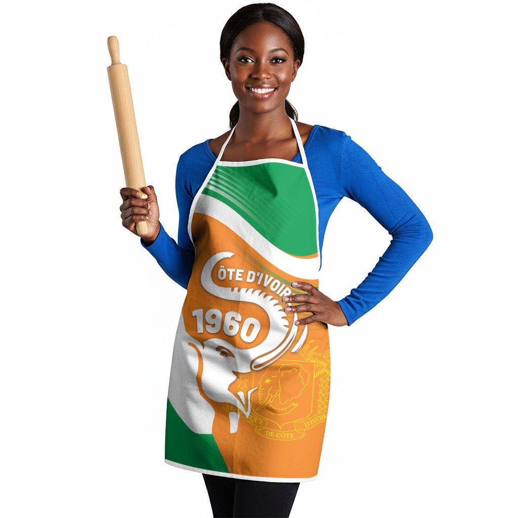 Ivory Coast 1960 Apron Happy Independence Day