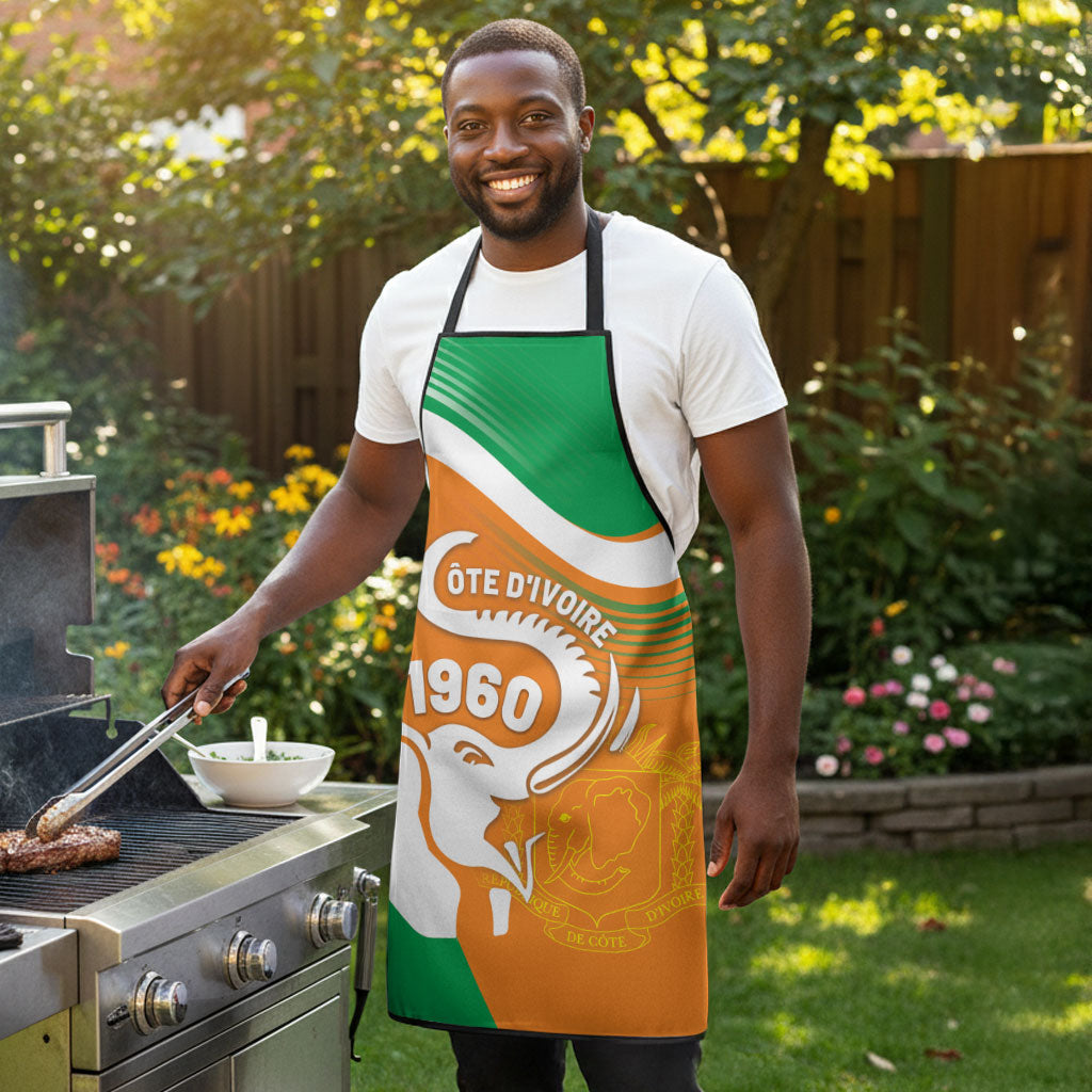 Ivory Coast 1960 Apron Happy Independence Day