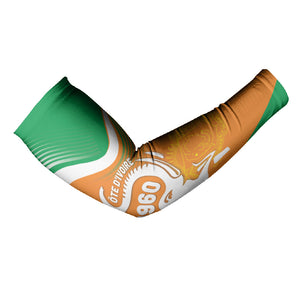 Personalized Ivory Coast 1960 Arm Sleeves Happy Independence Day