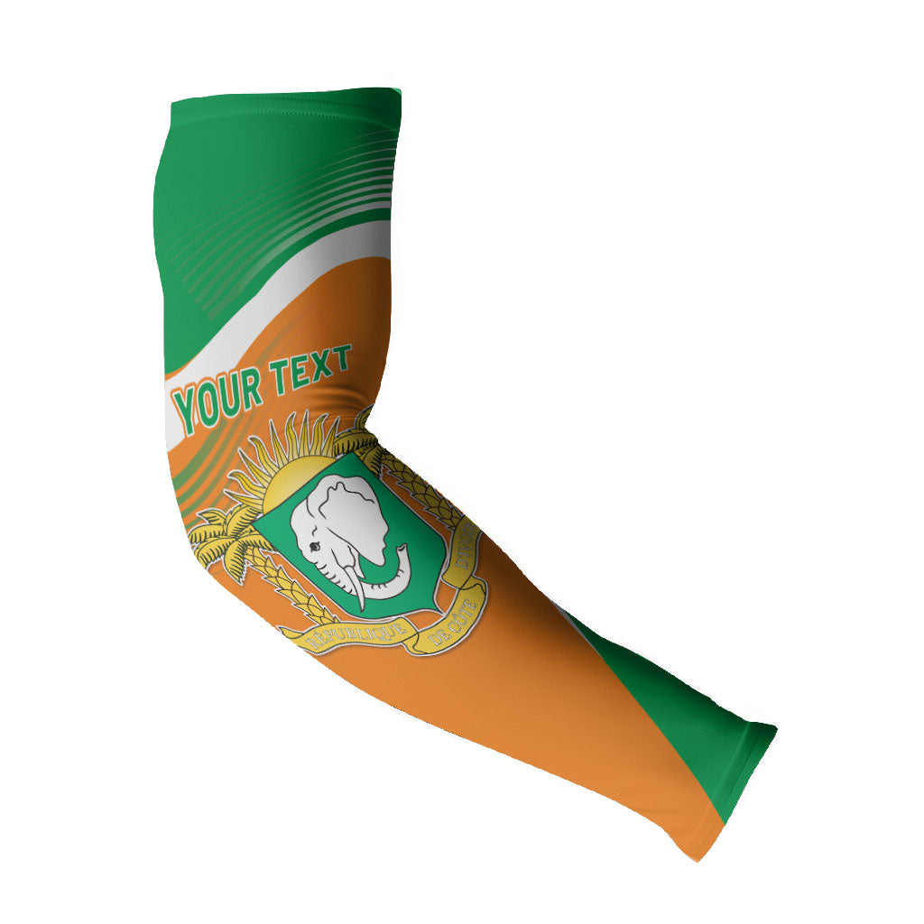 Personalized Ivory Coast 1960 Arm Sleeves Happy Independence Day