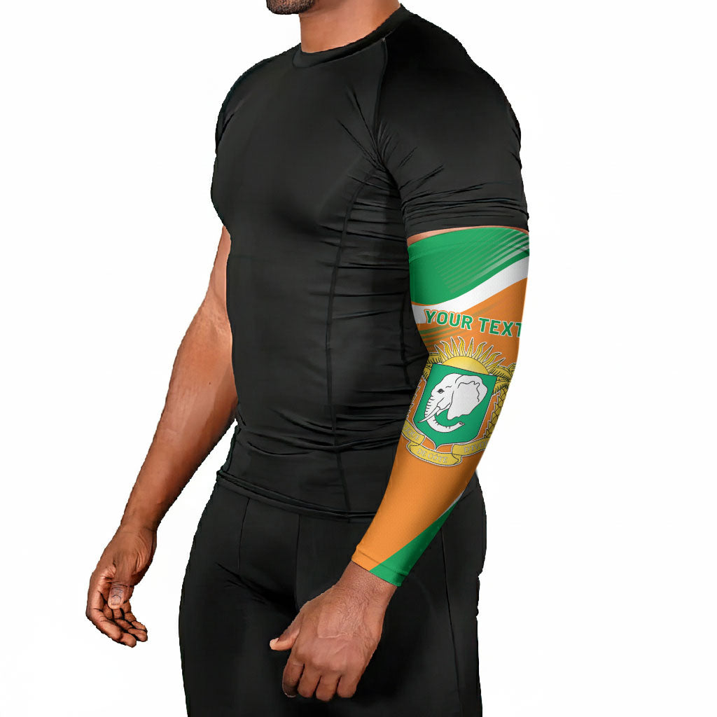 Personalized Ivory Coast 1960 Arm Sleeves Happy Independence Day
