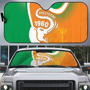 Ivory Coast 1960 Auto Sun Shade Happy Independence Day