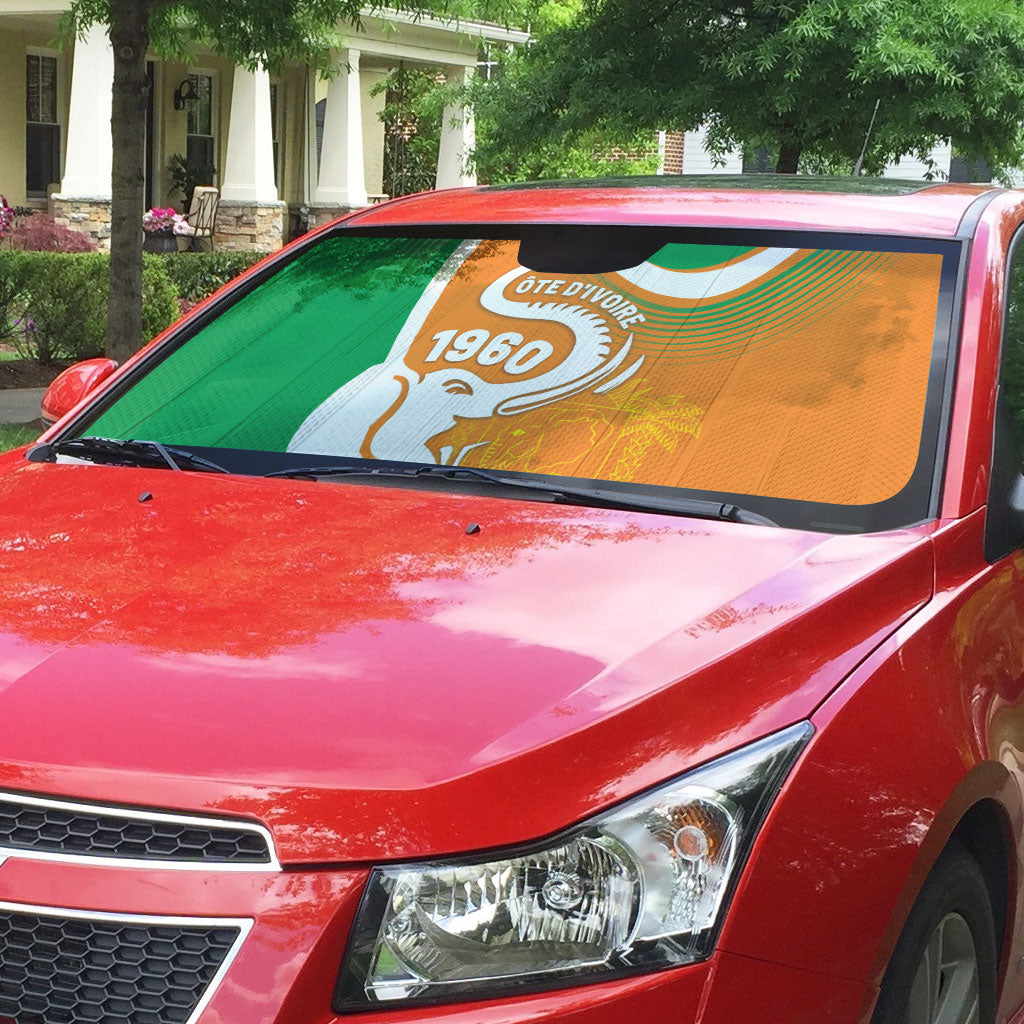 Ivory Coast 1960 Auto Sun Shade Happy Independence Day
