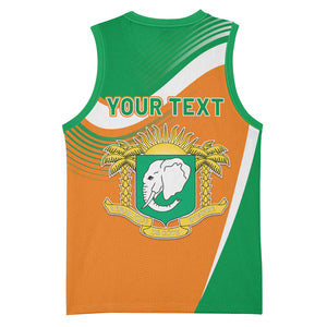 Personalized Ivory Coast 1960 Basketball Jersey Happy Independence Day