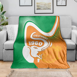 Ivory Coast 1960 Blanket Happy Independence Day