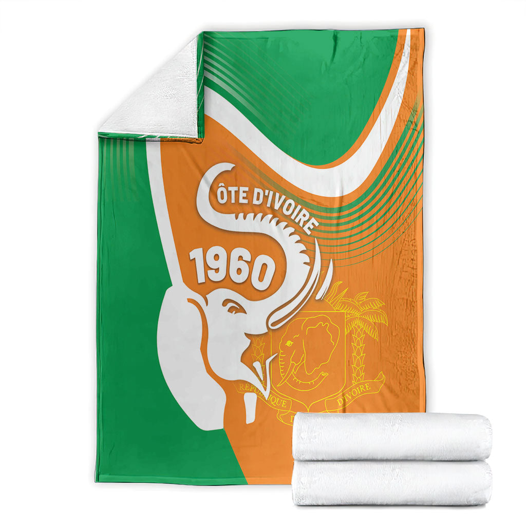 Ivory Coast 1960 Blanket Happy Independence Day