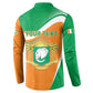 Personalized Ivory Coast 1960 Button Sweatshirt Happy Independence Day