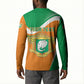 Personalized Ivory Coast 1960 Button Sweatshirt Happy Independence Day
