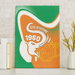 Ivory Coast 1960 Canvas Wall Art Happy Independence Day