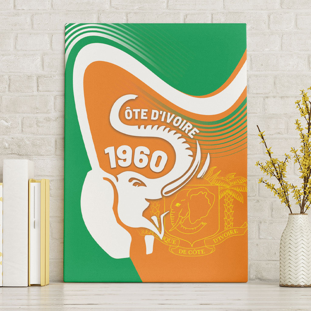Ivory Coast 1960 Canvas Wall Art Happy Independence Day
