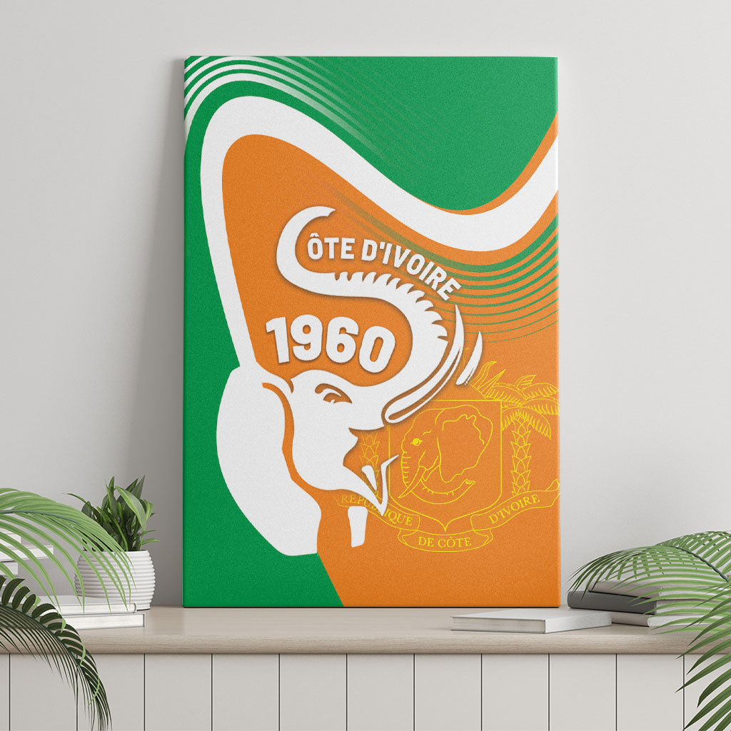 Ivory Coast 1960 Canvas Wall Art Happy Independence Day