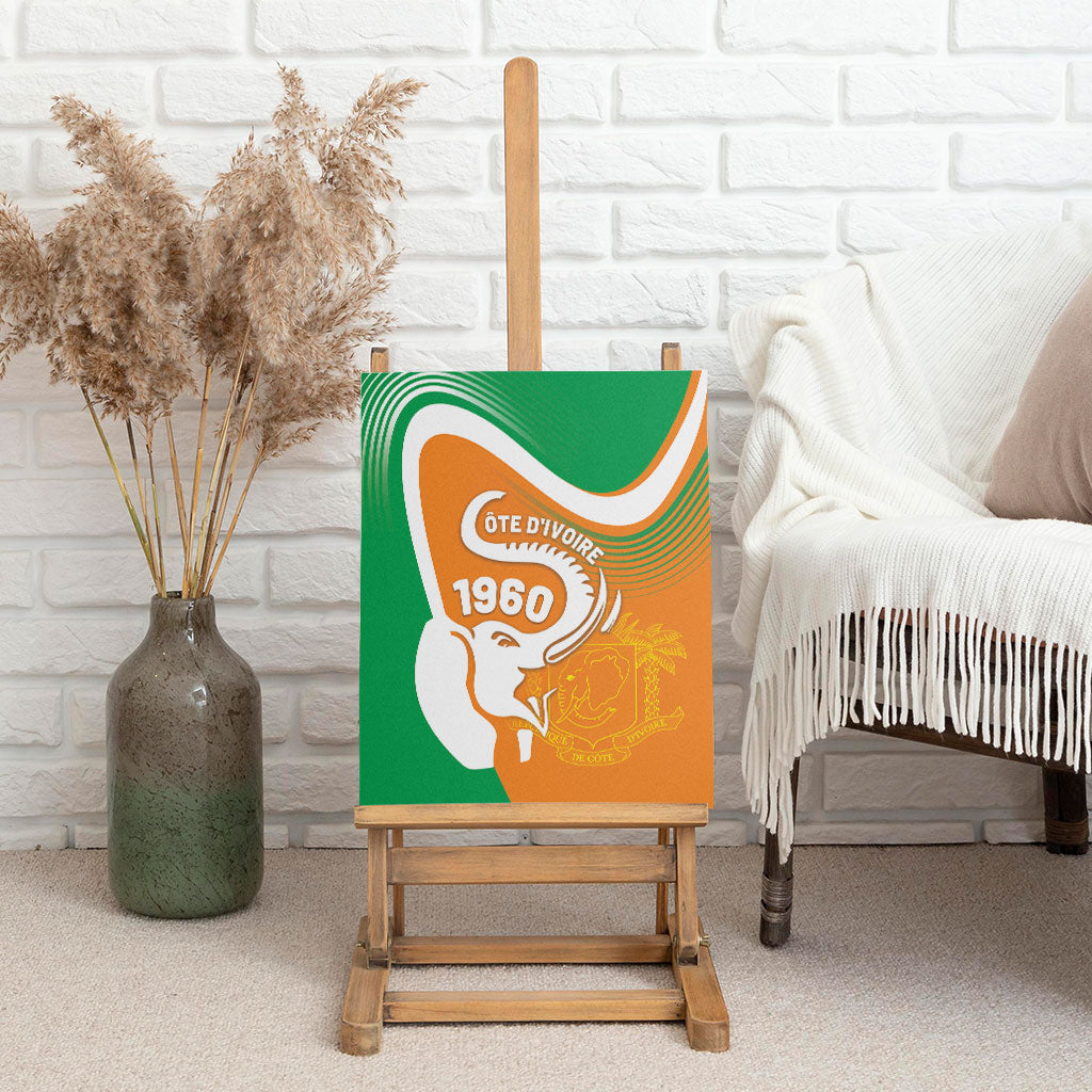 Ivory Coast 1960 Canvas Wall Art Happy Independence Day