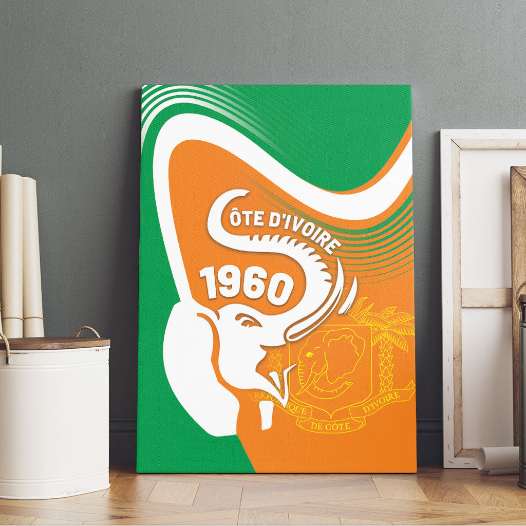 Ivory Coast 1960 Canvas Wall Art Happy Independence Day