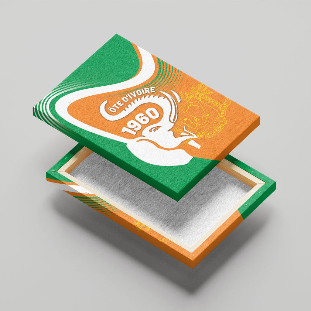 Ivory Coast 1960 Canvas Wall Art Happy Independence Day