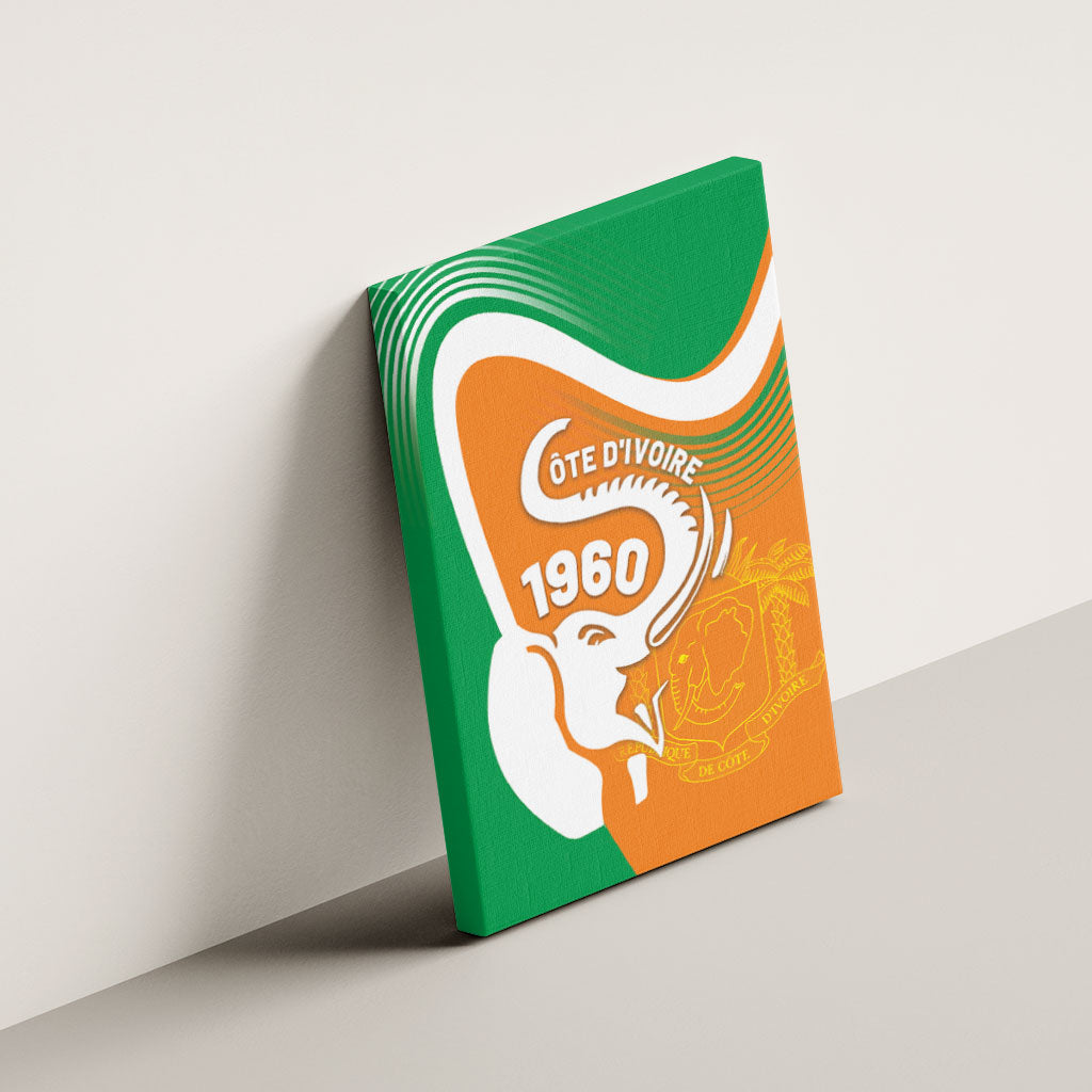 Ivory Coast 1960 Canvas Wall Art Happy Independence Day