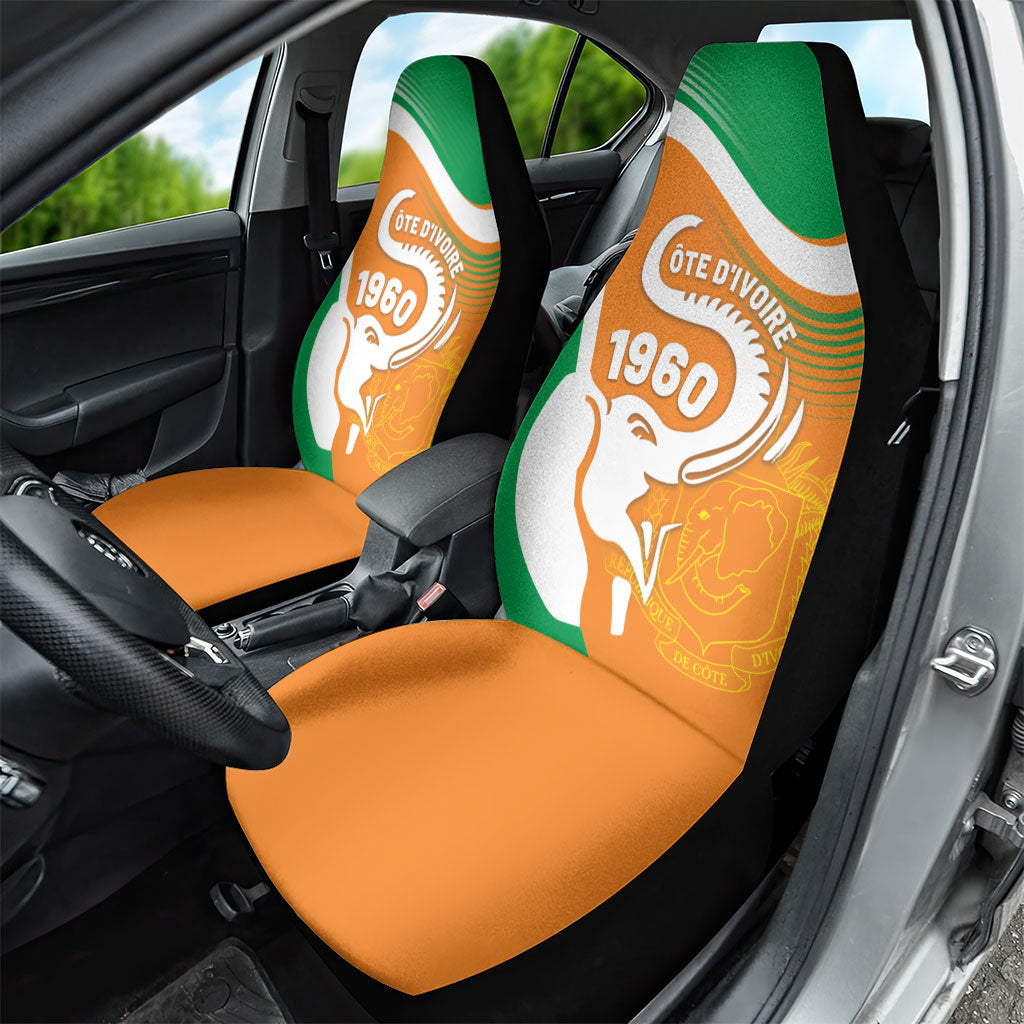 Ivory Coast 1960 Car Seat Cover Happy Independence Day