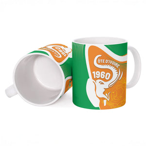 Personalized Ivory Coast 1960 Ceramic Mug Happy Independence Day