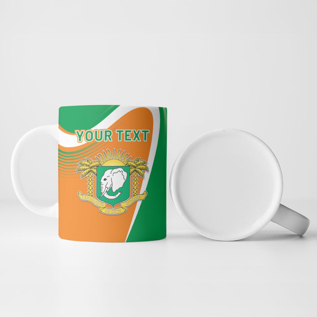 Personalized Ivory Coast 1960 Ceramic Mug Happy Independence Day