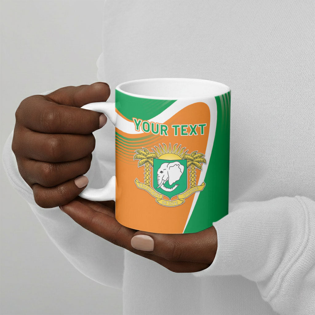 Personalized Ivory Coast 1960 Ceramic Mug Happy Independence Day