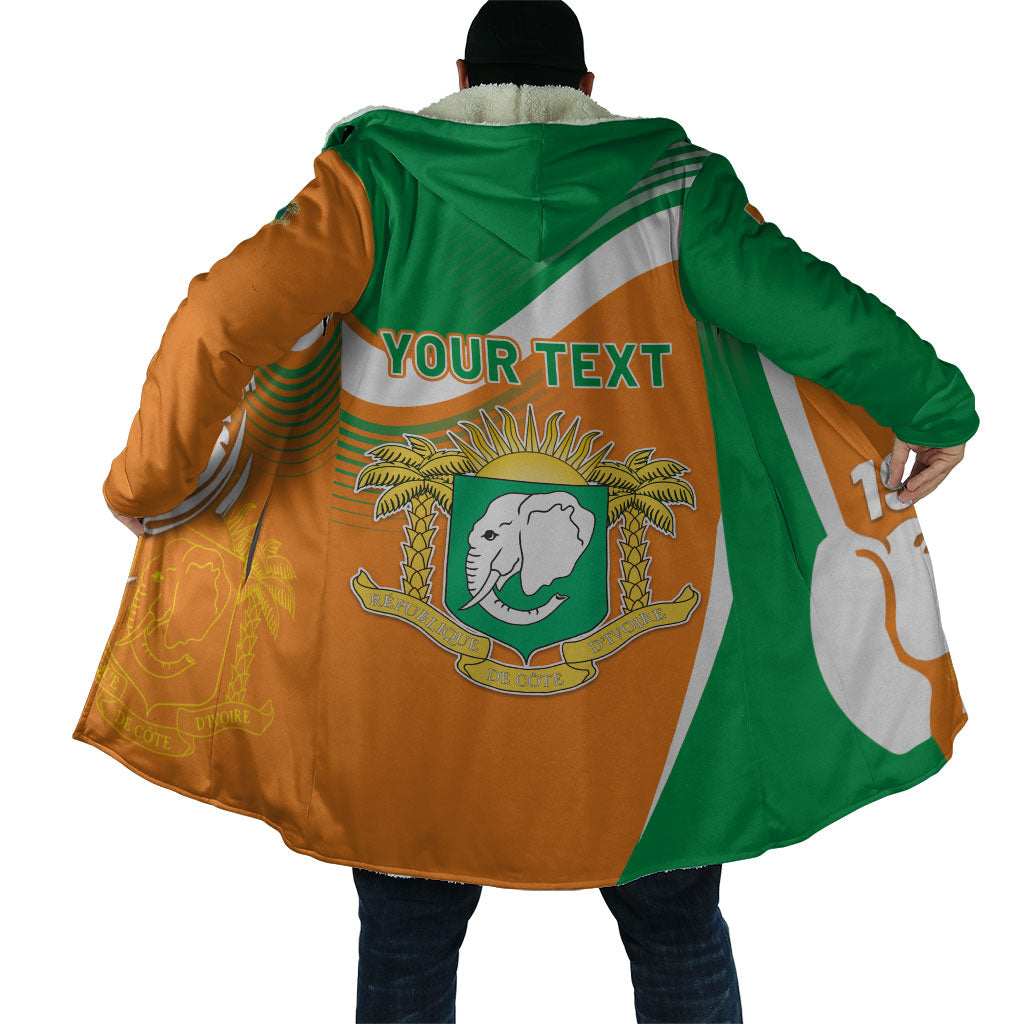 Personalized Ivory Coast 1960 Cloak Happy Independence Day