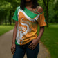 Personalized Ivory Coast 1960 Cross Shoulder Shirt Happy Independence Day