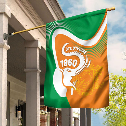 Ivory Coast 1960 Garden Flag Happy Independence Day