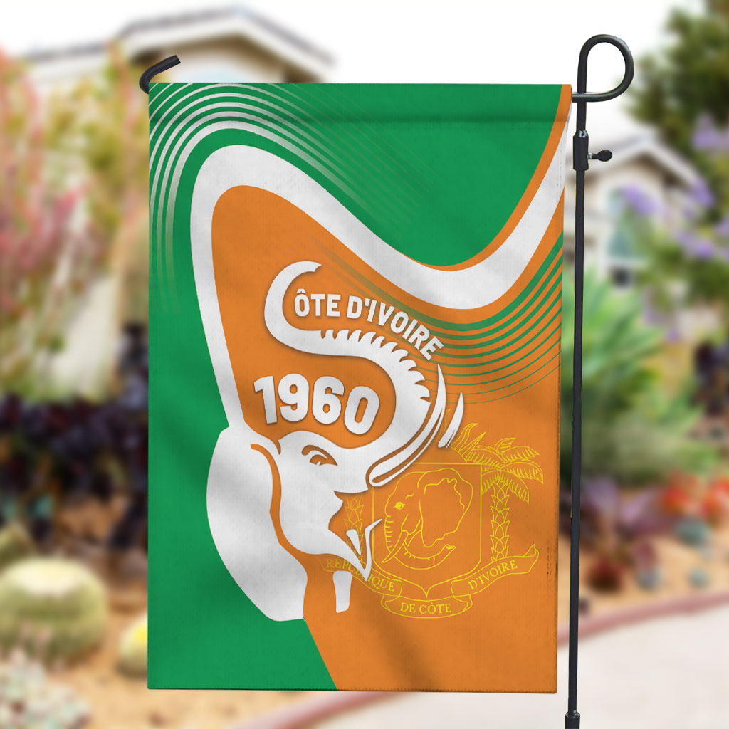 Ivory Coast 1960 Garden Flag Happy Independence Day