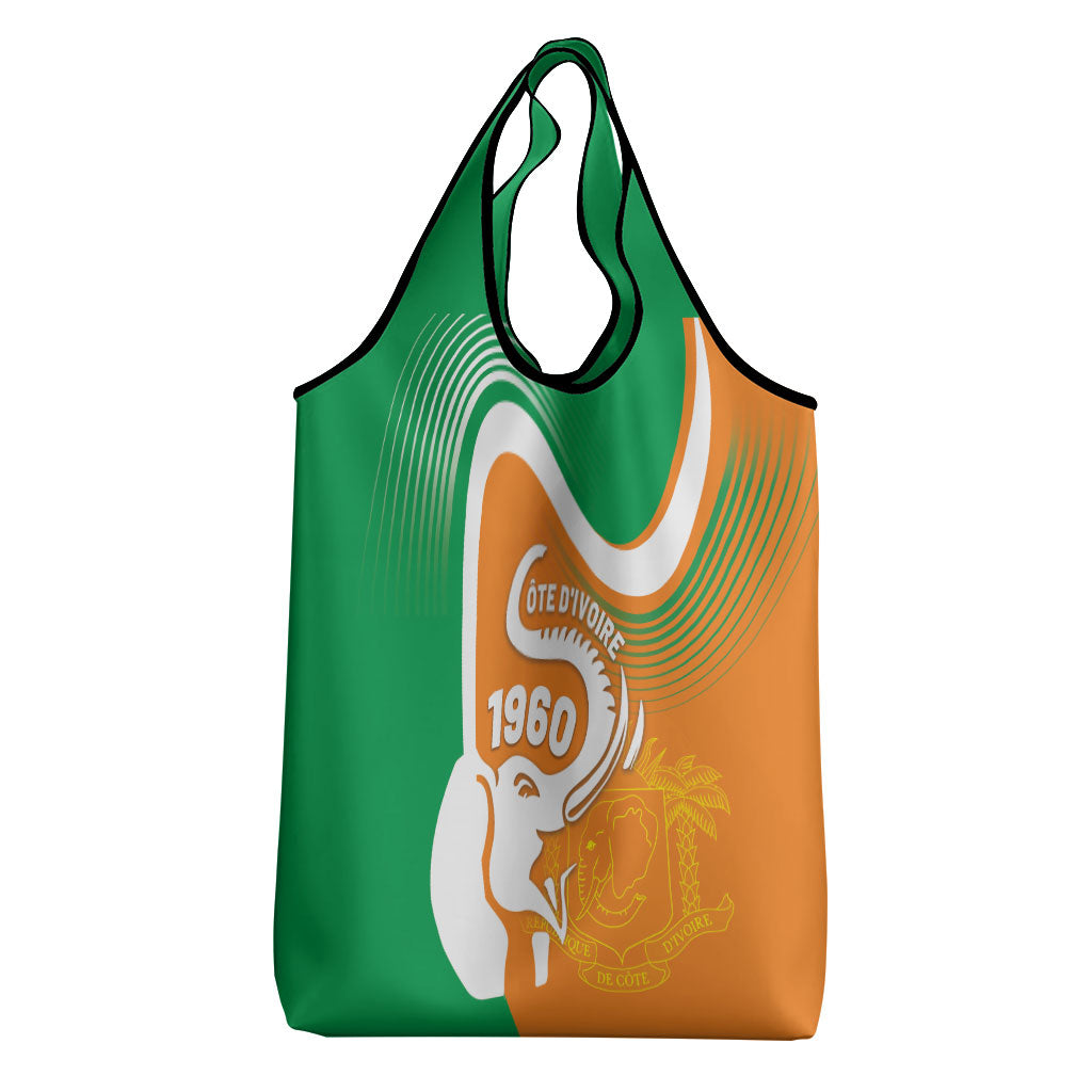 Ivory Coast 1960 Grocery Bag Happy Independence Day