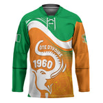 Personalized Ivory Coast 1960 Hockey Jersey Happy Independence Day