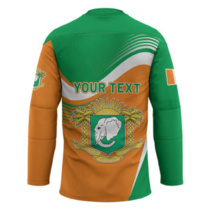 Personalized Ivory Coast 1960 Hockey Jersey Happy Independence Day